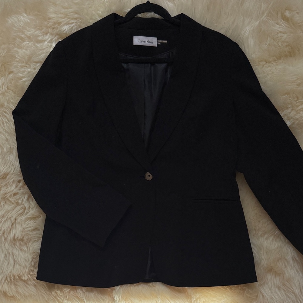 Calvin Klein Women's Classic Black Suit Jacket